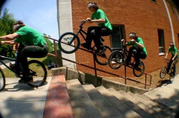 Andy — Double peg, pulling up out of the rail