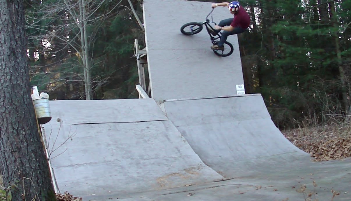 Tony — Wallride on the backyard quarter